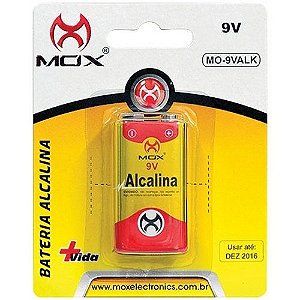 BATERIA ALCALINA 9V MOX MO-9VALK