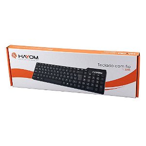 TECLADO BASICO USB - TC3201 HAYOM