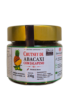 CHUTNEY DE ABACAXI COM PIMENTAS ESPECIAIS