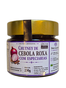 CHUTNEY DE CEBOLA ROXA COM ESPECIARIAS