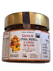 GELEIA DE UVAIA COM MANGA e LIMÃO SICILIANO