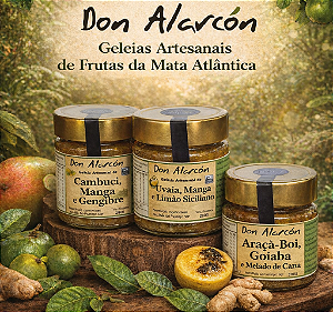 KIT DE GELEIAS - FRUTAS DA MATA ATLÂNTICA