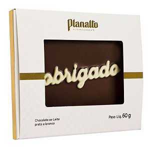 Placa Obrigado 60g