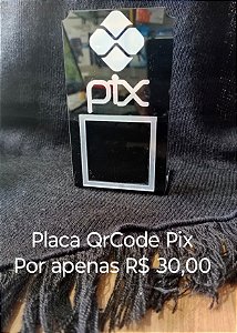 Placa QrCode Pix