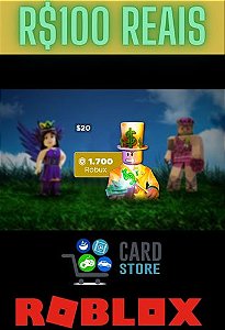 Cartão Roblox R$ 40 Reais - GCM Games - Gift Card PSN, Xbox, Netflix, Google,  Steam, Itunes