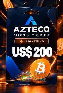 Gift Card Azteco Lightning US$200