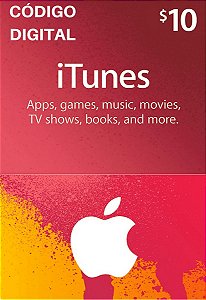 Gift Card Apple $10 Dólares - iTunes Gift Card USA