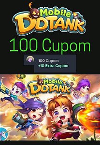 DDTank Mobile 100 Cupom + 10 Extra Cupom - Smile One