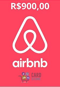 Gift Card Airbnb Digital Cartão Presente R$ 900 Reais