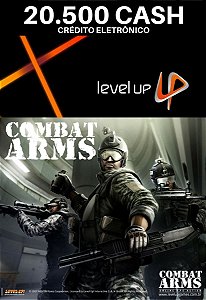 Combat Arms 20.500 Cash - Level Up Cartão Pré Pago