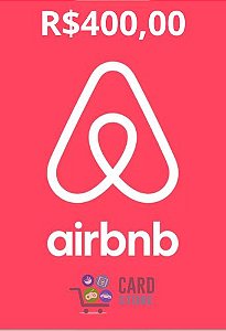 Gift Card Airbnb Digital Cartão Presente R$ 400 Reais