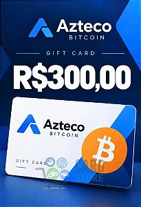 Gift Card Azteco Bitcoin R$300