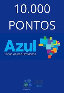 Cartão Presente Azul Fidelidade Virtual - 10.000 Pontos