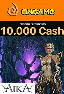 Cartão Aika - 10.000 Cash - Aika 10k Ongame