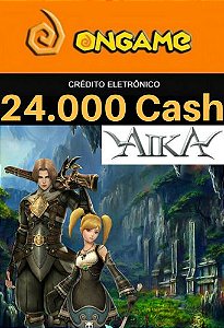 Cartão Aika - 24.000 Cash - Aika 24k Ongame