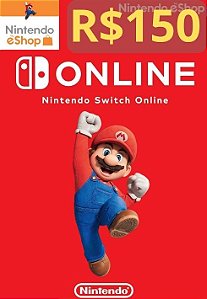 Gift Card Nintendo: 150 Reais - Cartão Presente Digital