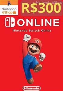 Cartão Nintendo eShop R$ 200 Reais Gift Card Pré-Pago