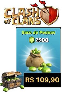 Gemas Clash Of Clans 2500 Gemas - Cartão Google Play Store