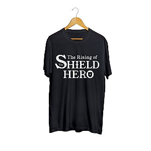 Camiseta Camisa The Rising of The Shield Hero Anime Masculino Preto