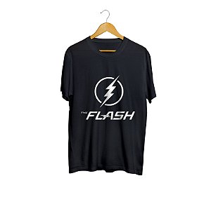 Camiseta Camisa The Flash Série Star Labs masculino preto