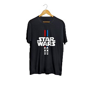 Camiseta Camisa Star Wars: Episódio IX Masculino Preto