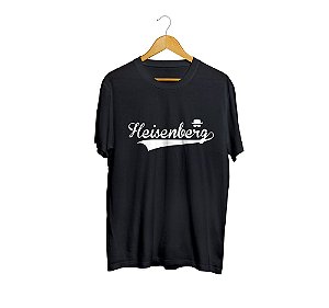 Camiseta Camisa Heisenberg Masculino Preto