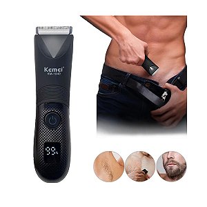 O Aparador de Pelos Kemei KM-1840 Que Transforma seus Bagos em um Verdadeiro Par de Joias