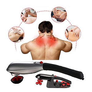 Aparelho Massageador De Mão Sem Fio Com Corporal Percussão 100-240v Corpus Fitness