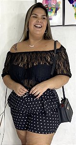 SHORT SOCIAL TOTAL CONFORT PRETO - PROMOÇÃO - Seu dia a dia linda e confortável!!