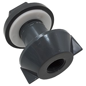 Flange Cânovas PP Cinza de 1/2 Bebedouro Industrial