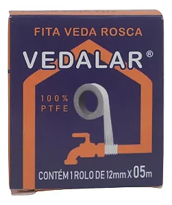 Fita Veda Rosca 12mm X 5m - Vedalar