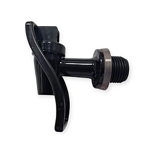 Torneira Plastica Bebedouro Industrial Preta 1/2