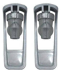 Torneira Libell Prata Stilo / Acquaflex Moderna Par