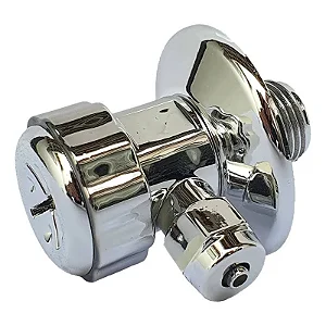 Adaptador Cromado Purificador de Água 1/2 x 1/2 x 1/4