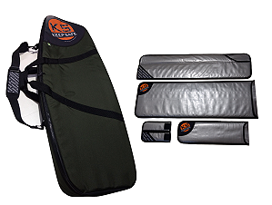 Capa Sarcófago para Hydrofoil Keep Safe Bags - Compact Foil + Capas Individuais - MODELO ENVELOPE