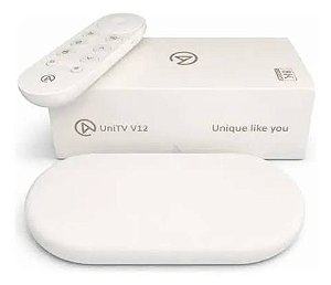 TV Box Unitv V12 24GB 2GB RAM 4K Branco