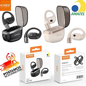 Fone Bluetooth TWS Kaidi KD-794 Preto