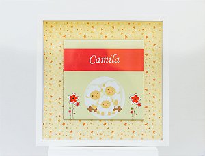 Porta de Maternidade (Tema Ovelhinha Menina)