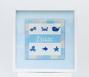 Porta de Maternidade (Tema Fundo do Mar)