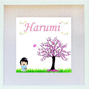 Porta de Maternidade (Tema Oriental)