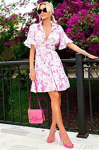 Bazar | VESTIDO CURTO FAIXA FLORAL GIVERNY | NEXT STOP BLESSED CÓDIGO: KM212189