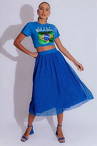 SAIA MIDI ARY AZUL SS23