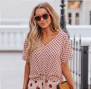 SPRING PREVIEW | Blusa Estampa Dulce / COR: NUDE - Código: KM140811