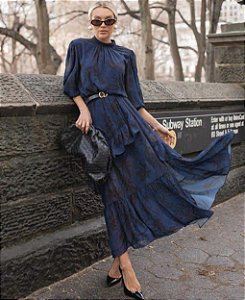 NYC COLLECTION | VESTIDO MIDI VICTORIANA Código: KM141137