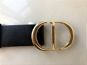 Cinto de couro  / passante de 4cm /  COR: PRETO /  CD / Estreito