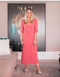 Bazar | L'AMOUR COLLECTION | VESTIDO FENDA MARGOT TERRE ROSE Código: KM141163x