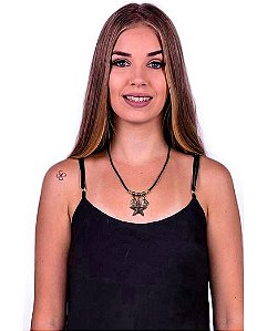 Colar preto de camurça Alícia