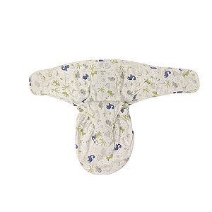 Swaddle Cueiro Estampado Dino - D'Bella for Baby