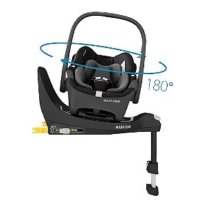 Bebê Conforto Pebble 360 + Base FamilyFix 360 Essential Black - Maxi-Cosi