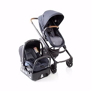 Carrinho Travel System Lila CP² Essential Graphite Brown - Maxi-Cosi